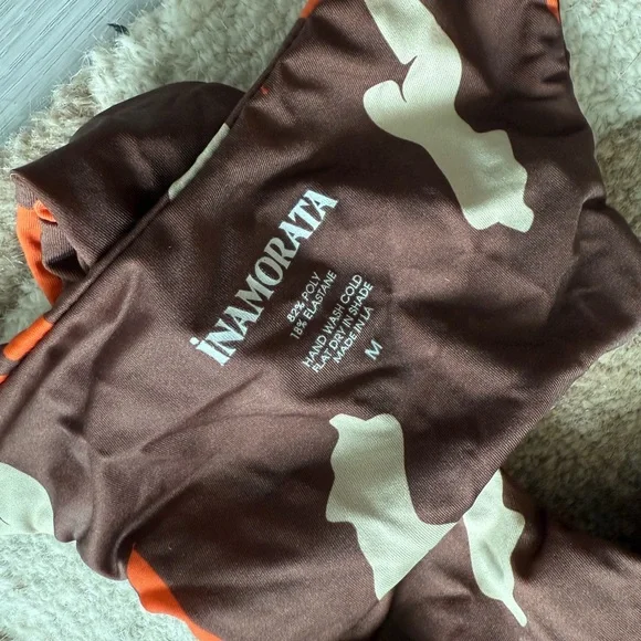 iNAMORATA Rusted Brown Bikini Set - Picture 2 of 5